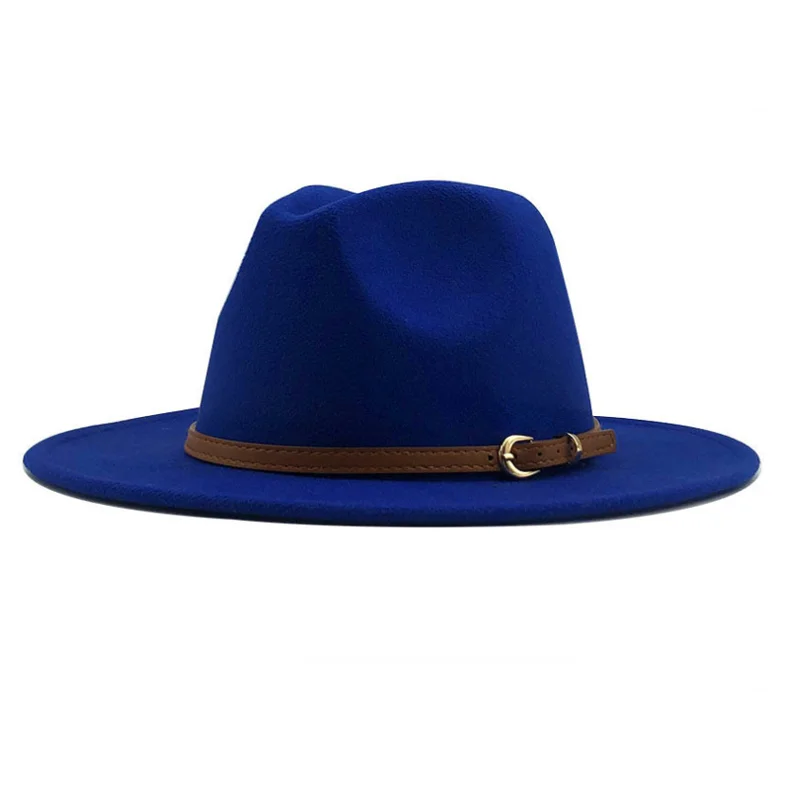 New Quality Winter Autumn Imitation Woolen Women Men Ladies Fedoras Top Jazz Hat European American Round Caps Bowler Hats 
New Quality Winter Autumn Imitation Woolen Women Men Ladies Fedoras Top Jazz Hat European American Round Caps Bowler Hats