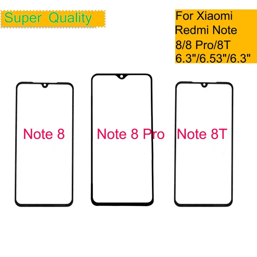 Replacement For Xiaomi Redmi Note 8 Pro Touch Screen Panel Front Outer Glass Lens For REDMI NOTE 8T LCD Glass With OCA Glue
Replacement For Xiaomi Redmi Note 8 Pro Touch Screen Panel Front Outer Glass Lens For REDMI NOTE 8T LCD Glass With OCA Glue