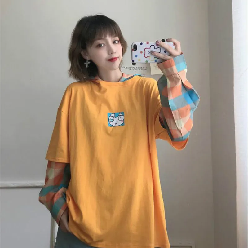 Hoodies Women Ulzzang Kawaii Hoodie Korean Style Spring Autumn Thin Loose Patchwork Long Sleeve Womens Sweatshirts Chic Casual
Hoodies Women Ulzzang Kawaii Hoodie Korean Style Spring Autumn Thin Loose Patchwork Long Sleeve Womens Sweatshirts Chic Casual