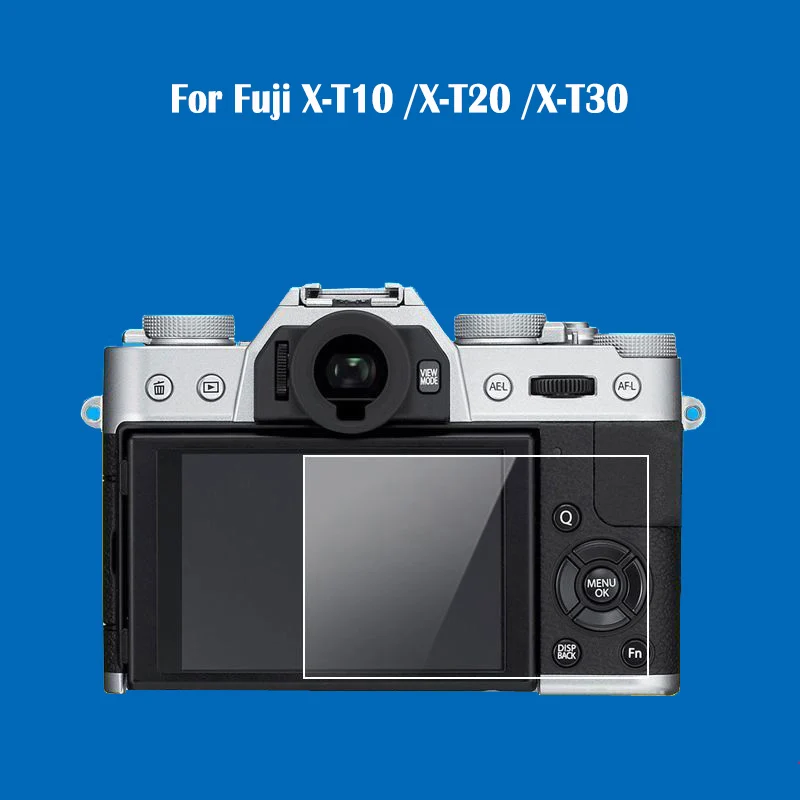 Фото Ударопрочная HD закаленная Защитная пленка для ЖК экрана фотоаппарата Fuji X T10 T20 fuji