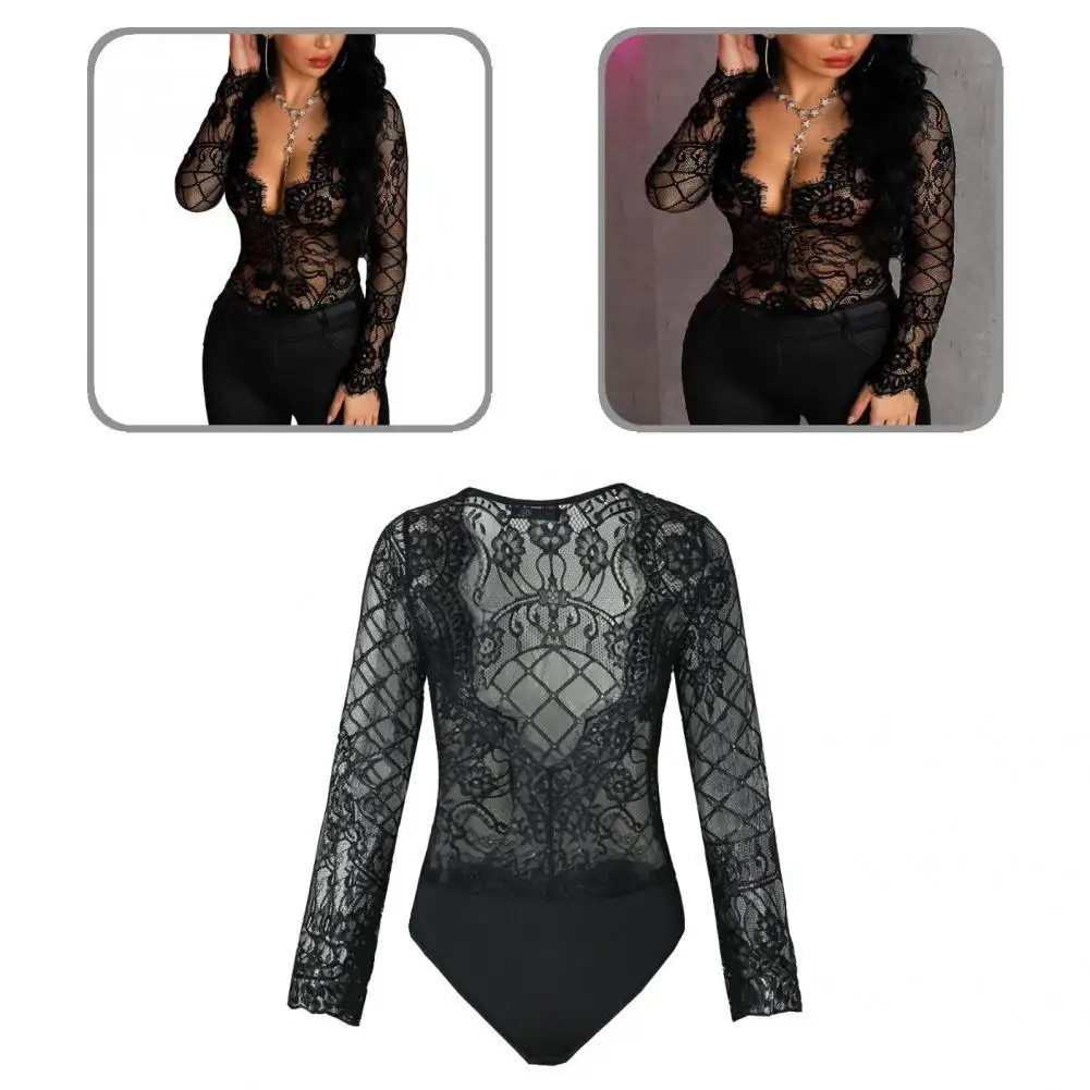 Wear Resistant Black Color Deep Neck Female Sexy Floral Bodysuit Underwear for Female
Wear Resistant Black Color Deep Neck Female Sexy Floral Bodysuit Underwear for Female