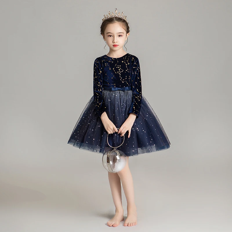 Sequin Tulle Princess Flower Girl Dress Long Sleeve Toddler Girl Wedding Birthday Party Pageant Costume Kids Prom Evening Gown
Sequin Tulle Princess Flower Girl Dress Long Sleeve Toddler Girl Wedding Birthday Party Pageant Costume Kids Prom Evening Gown