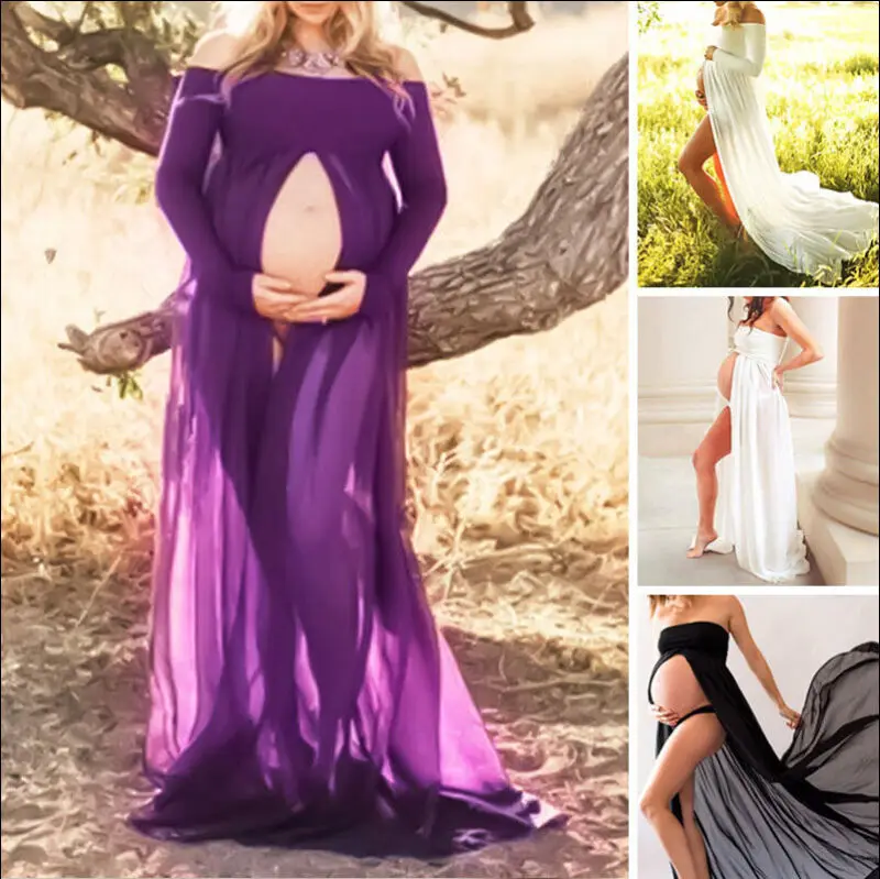 Женское платье макси для беременных кружевные платья фотосессии летние вечерние