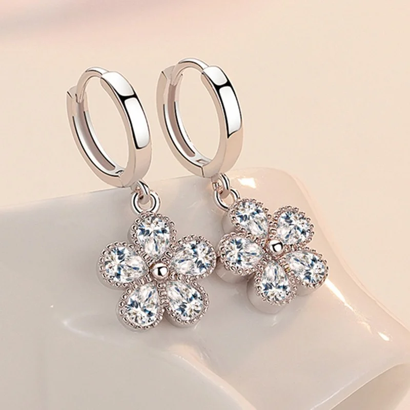 Karopel 925 Sterling Silver Drop Earrings Lily Flower Classic Christmas Gift Micro Inlay Cubic Zirconia Earrings for Women 2021
Karopel 925 Sterling Silver Drop Earrings Lily Flower Classic Christmas Gift Micro Inlay Cubic Zirconia Earrings for Women 2021