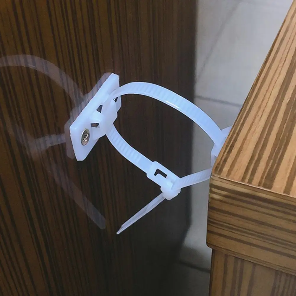 10PCS Furniture Anti Tip Strap Furniture Anchors Baby Proof Cabinet Wall Anchors Children Pet Protection
10PCS Furniture Anti Tip Strap Furniture Anchors Baby Proof Cabinet Wall Anchors Children Pet Protection