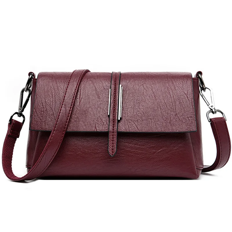 Fashion Designer Women Bag Leather Handbags Shoulder Bag Simple Small Flap Crossbody Bags for Women Messenger Bags Sac a Main
Fashion Designer Women Bag Leather Handbags Shoulder Bag Simple Small Flap Crossbody Bags for Women Messenger Bags Sac a Main