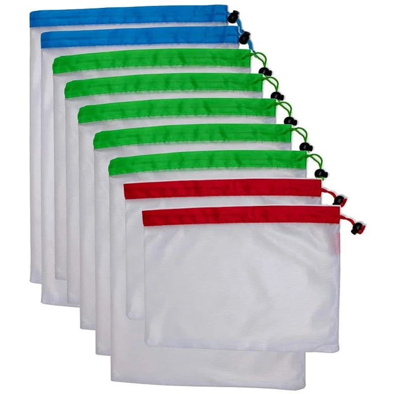 Reusable Mesh Produce Bags with Drawstring,Mesh Produce Bags with Tare Weight,Washable Produce Bags for Fruit,Vegetables
Reusable Mesh Produce Bags with Drawstring,Mesh Produce Bags with Tare Weight,Washable Produce Bags for Fruit,Vegetables