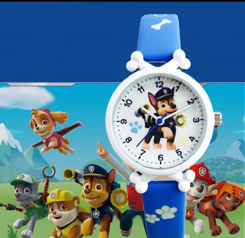 Kids Watches 3D Anime cartoon dog Patrol Brigade puppy Children Watch Luxury Leather Quartz Child Watch Girl Boy Baby Clock Gift
Kids Watches 3D Anime cartoon dog Patrol Brigade puppy Children Watch Luxury Leather Quartz Child Watch Girl Boy Baby Clock Gift