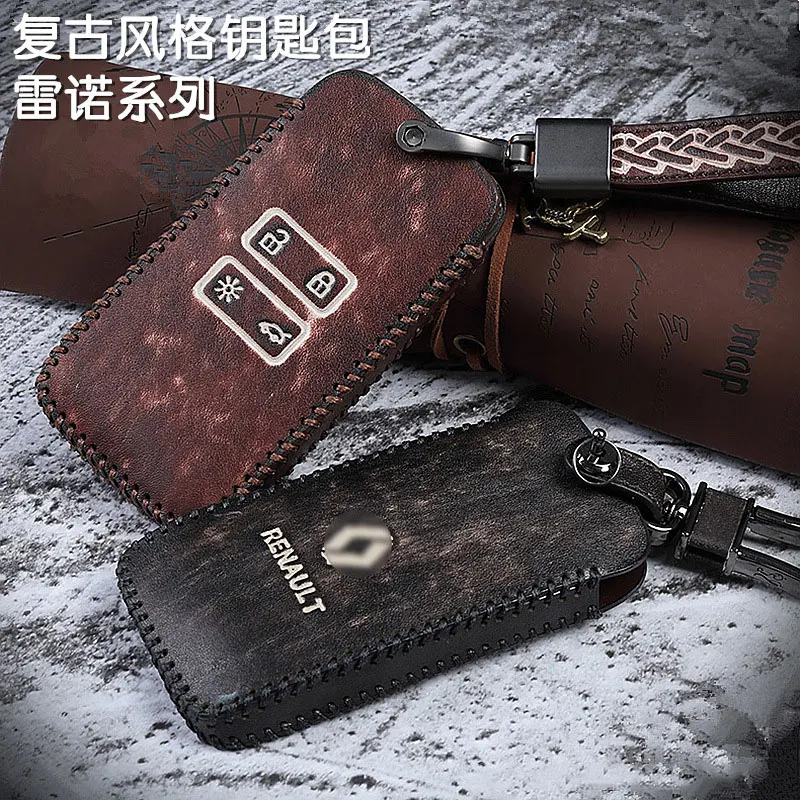 Suitable for Dongfeng Renault retro leather key case Koleao Kolejia e No Kolei Bin car key cover buckle
Suitable for Dongfeng Renault retro leather key case Koleao Kolejia e No Kolei Bin car key cover buckle