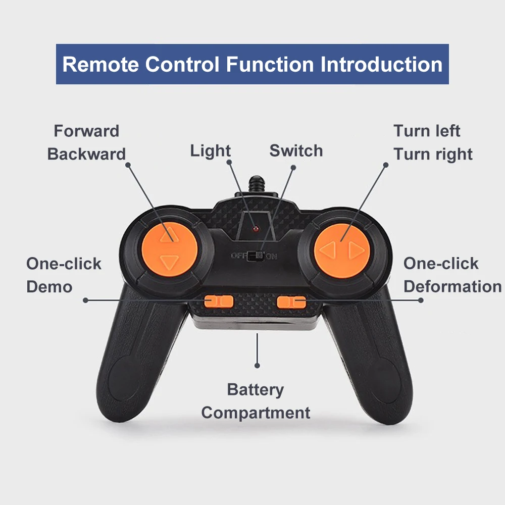 2.4GHZ RC Car Stunt Car 360 with Light Twist Remote Control Stunt Car Toy Car Off-Road Twisting Car Toy Gift for Kids Children
2.4GHZ RC Car Stunt Car 360 with Light Twist Remote Control Stunt Car Toy Car Off-Road Twisting Car Toy Gift for Kids Children