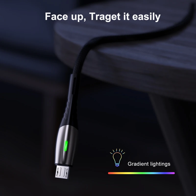 5a 2m Micro Usb C Cable Led Android Mobile Phone Charger Fast Charging Micro Usb Data Cable Charging Is Suitable For Xiaomi, Sam 
5a 2m Micro Usb C Cable Led Android Mobile Phone Charger Fast Charging Micro Usb Data Cable Charging Is Suitable For Xiaomi, Sam