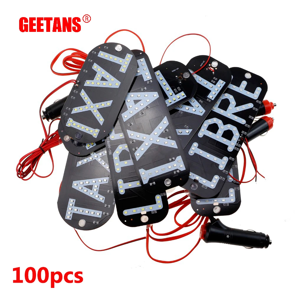 GEETANS 100 шт. Светодиодная лампа для лобового стекла автомобиля индикатор кабины