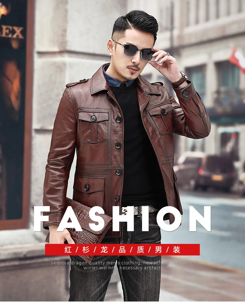 New 2021 leather leather jacket men's head layer cowhide short Korean style slim lapel leather jacket middle-aged jacket jacket
New 2021 leather leather jacket men's head layer cowhide short Korean style slim lapel leather jacket middle-aged jacket jacket
