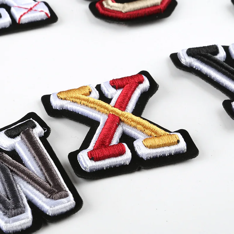Colored letters Series For Clothes Iron Embroidered Patches For Hat Jeans Sticker Sew-on Ironing Patch Applique DIY Badge
Colored letters Series For Clothes Iron Embroidered Patches For Hat Jeans Sticker Sew-on Ironing Patch Applique DIY Badge