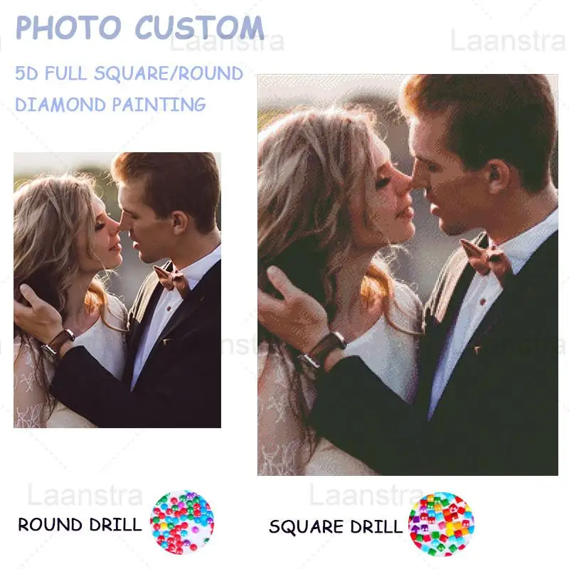Couple Photo Custom Diamond Painting Cross Stitch Full Drill Picture Wedding Photo Lover DIY Diamond Embroidery Gift Wall Art
Couple Photo Custom Diamond Painting Cross Stitch Full Drill Picture Wedding Photo Lover DIY Diamond Embroidery Gift Wall Art