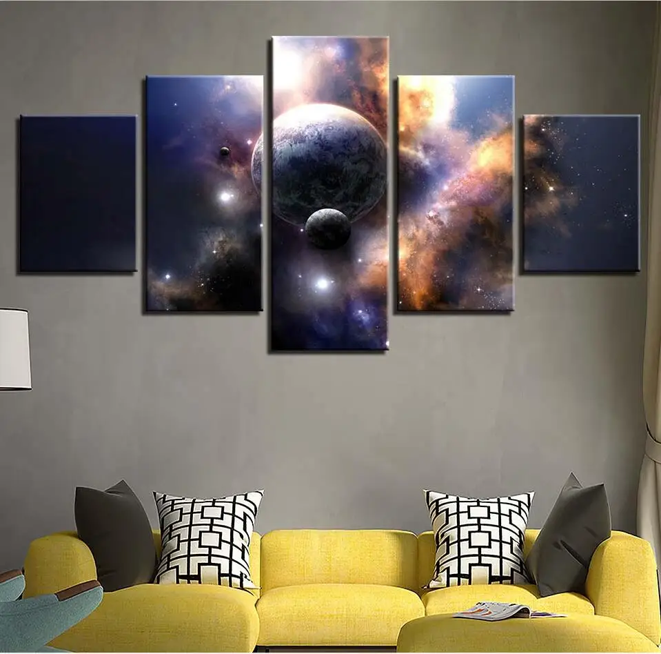 Framework Landscape Picture Decoration Home Living Room Wall HD Printed 5 Pieces Planet Earth Painting Modular Canvas Poster Art
Framework Landscape Picture Decoration Home Living Room Wall HD Printed 5 Pieces Planet Earth Painting Modular Canvas Poster Art