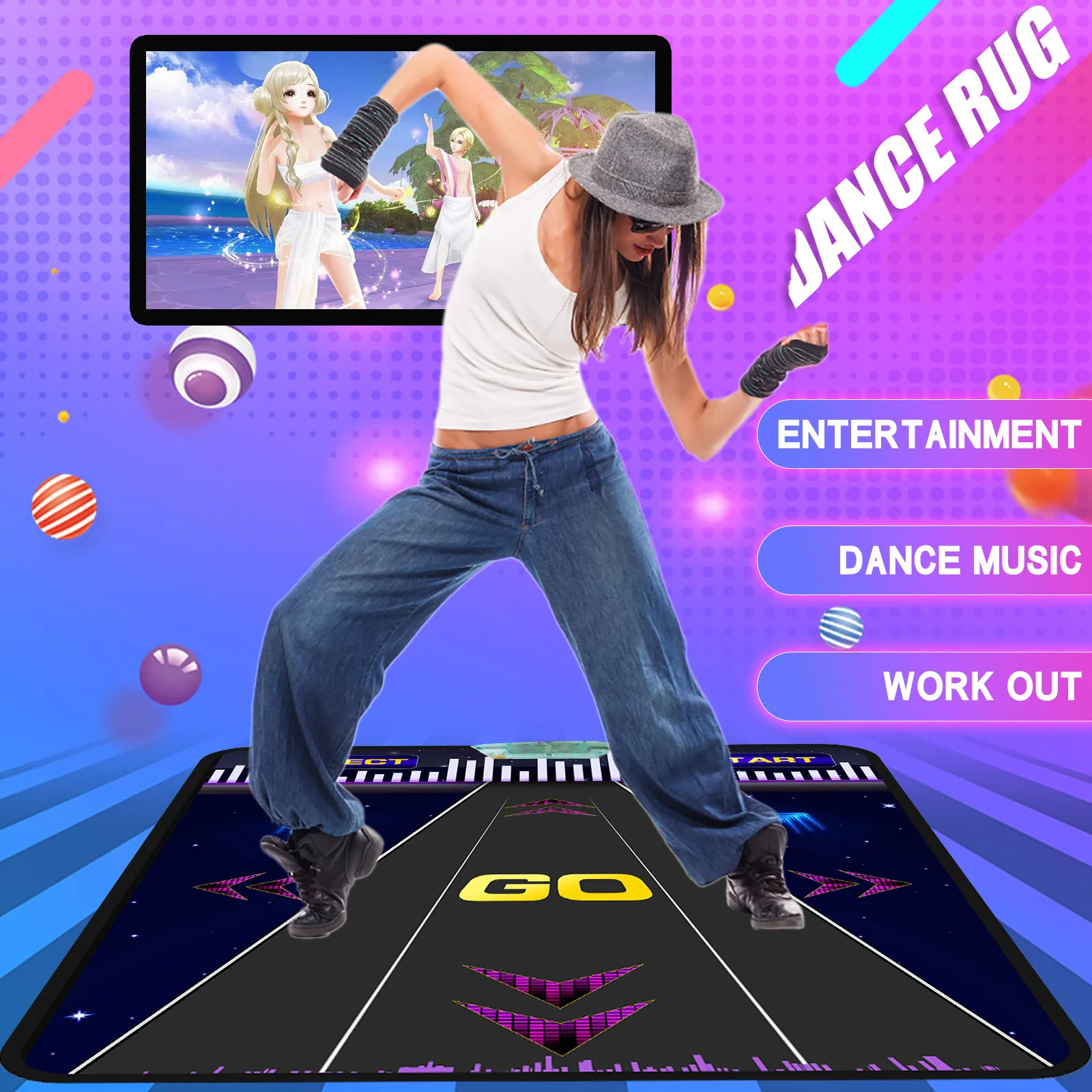 children's toys Dancing Mat Non-slip Dancers Mat Cushion Feeling Game Yoga Game Blanket dancing mat Kids gifts high quality
children's toys Dancing Mat Non-slip Dancers Mat Cushion Feeling Game Yoga Game Blanket dancing mat Kids gifts high quality