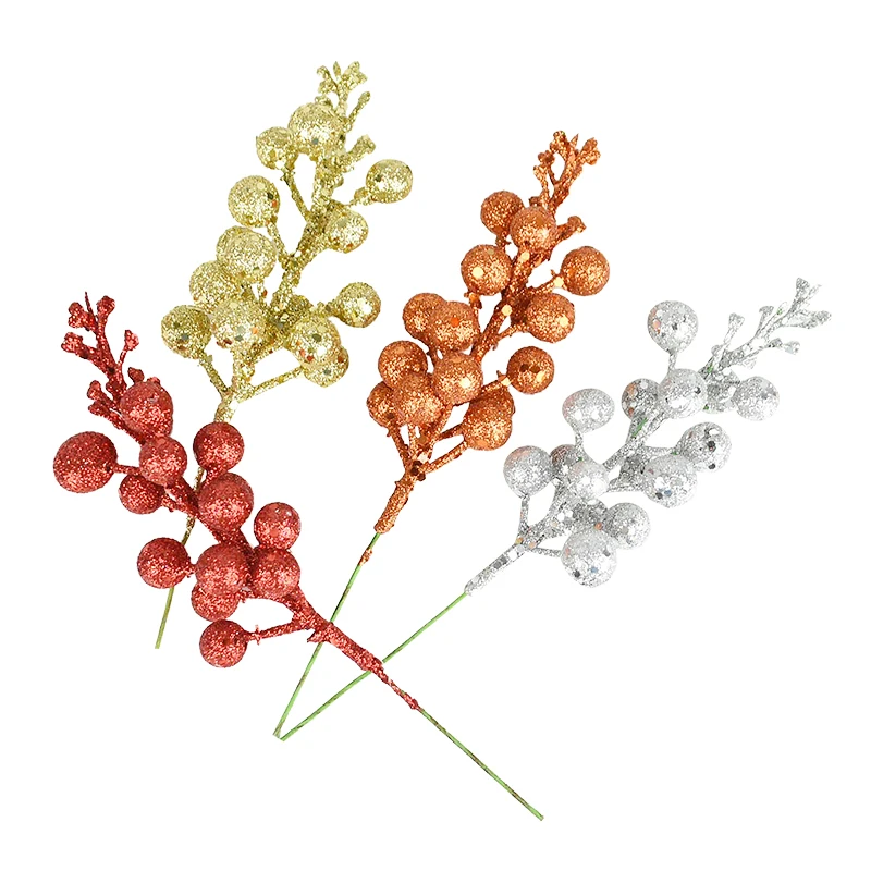 3Pcs Glitter Red Berry DIY Christmas Decorations For Home Wedding Party Decor Artificial Flower Berries Branch
3Pcs Glitter Red Berry DIY Christmas Decorations For Home Wedding Party Decor Artificial Flower Berries Branch