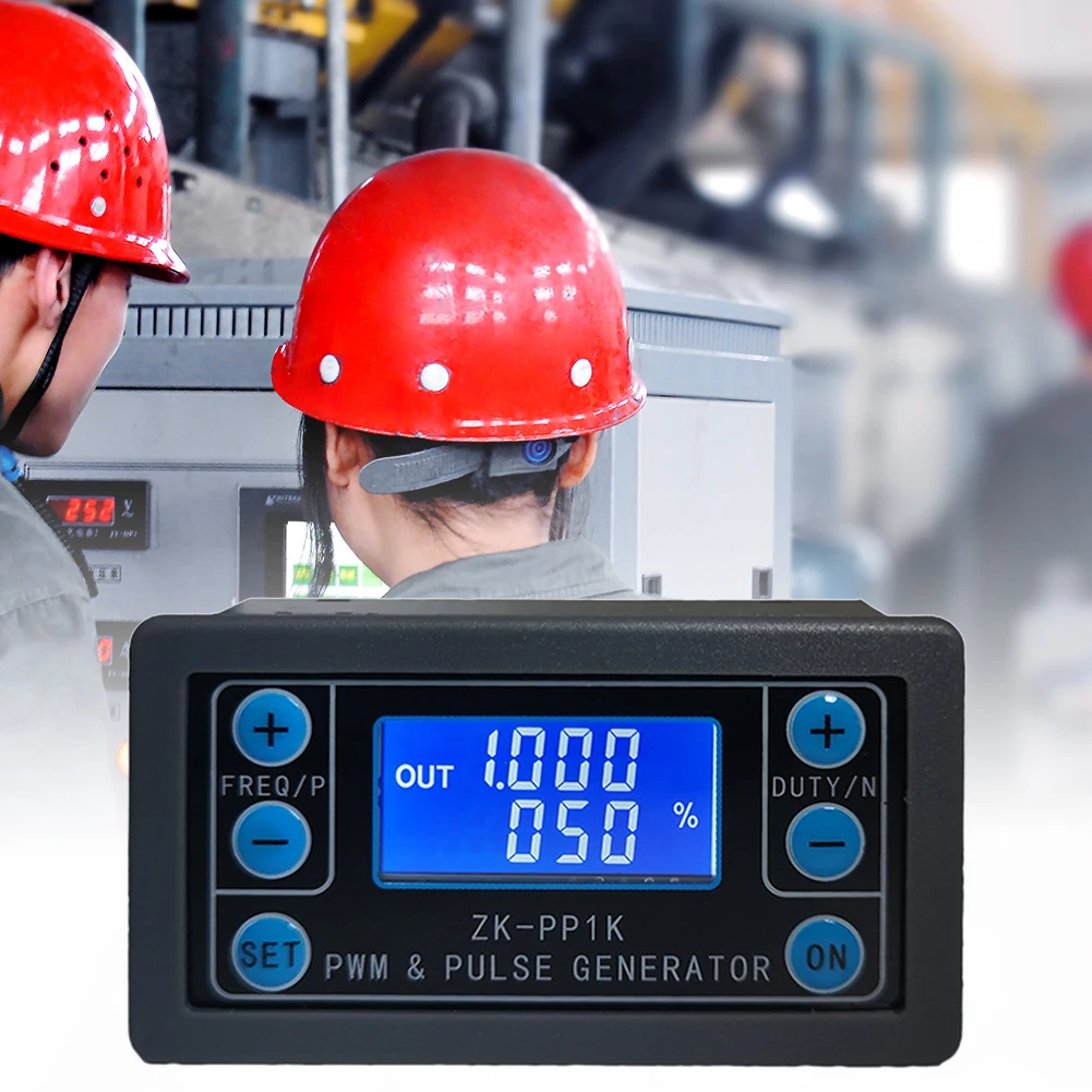ZK-PP1K двухрежимный ЖК-дисплей PWM генератор сигналов 1-канальный 1 Гц-150 кГц ШИМ-импульсная Частота Рабочий цикл, регулируемый цвет
ZK-PP1K двухрежимный ЖК-дисплей PWM генератор сигналов 1-канальный 1 Гц-150 кГц ШИМ-импульсная Частота Рабочий цикл, регулируемый цвет