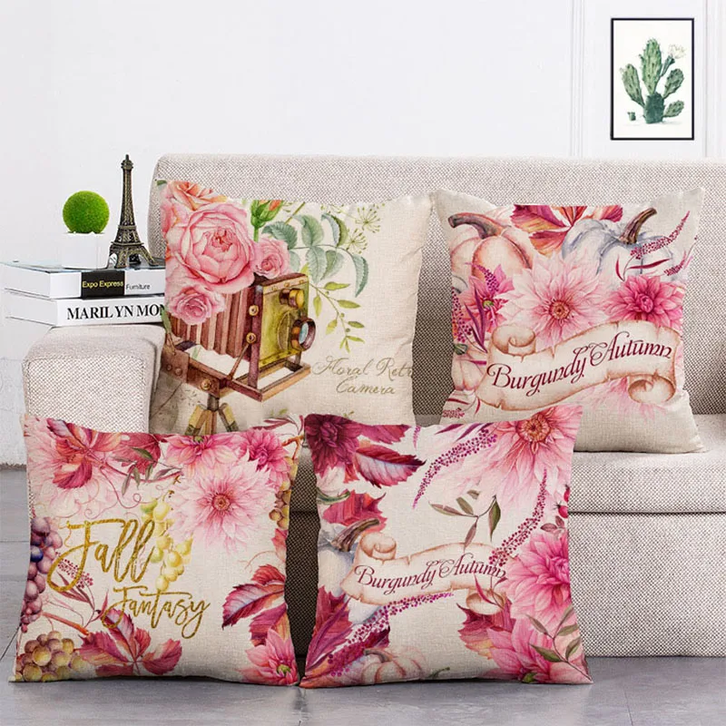 Autumn Blessings Harvest Holiday Cushion Covers Watercolor Painting Pumpkin Cushion Cover Polyester Pillow Case T175
Autumn Blessings Harvest Holiday Cushion Covers Watercolor Painting Pumpkin Cushion Cover Polyester Pillow Case T175