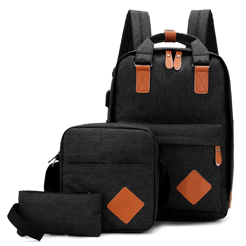 2021 Laptop Backpack Men's Backpack Bag Male Polyester Computer Bags High School Student College Students USB Charging 3 Pcs
2021 Laptop Backpack Men's Backpack Bag Male Polyester Computer Bags High School Student College Students USB Charging 3 Pcs