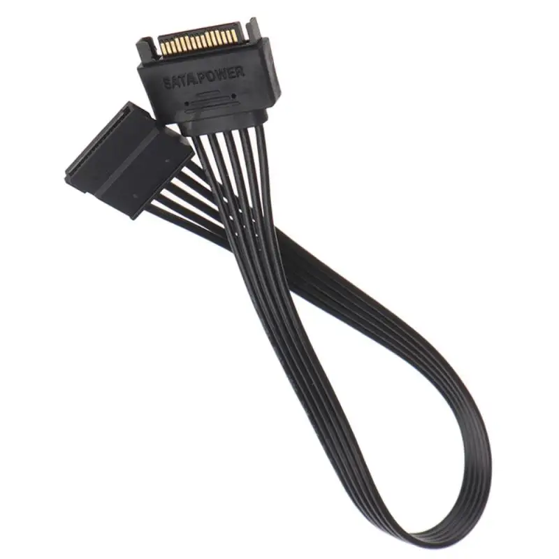 30CM 15Pin SATA Male To Female Power Cable HDD SSD Splitter Computer Connections Power Cable 1007 18AWG High Quality
30CM 15Pin SATA Male To Female Power Cable HDD SSD Splitter Computer Connections Power Cable 1007 18AWG High Quality