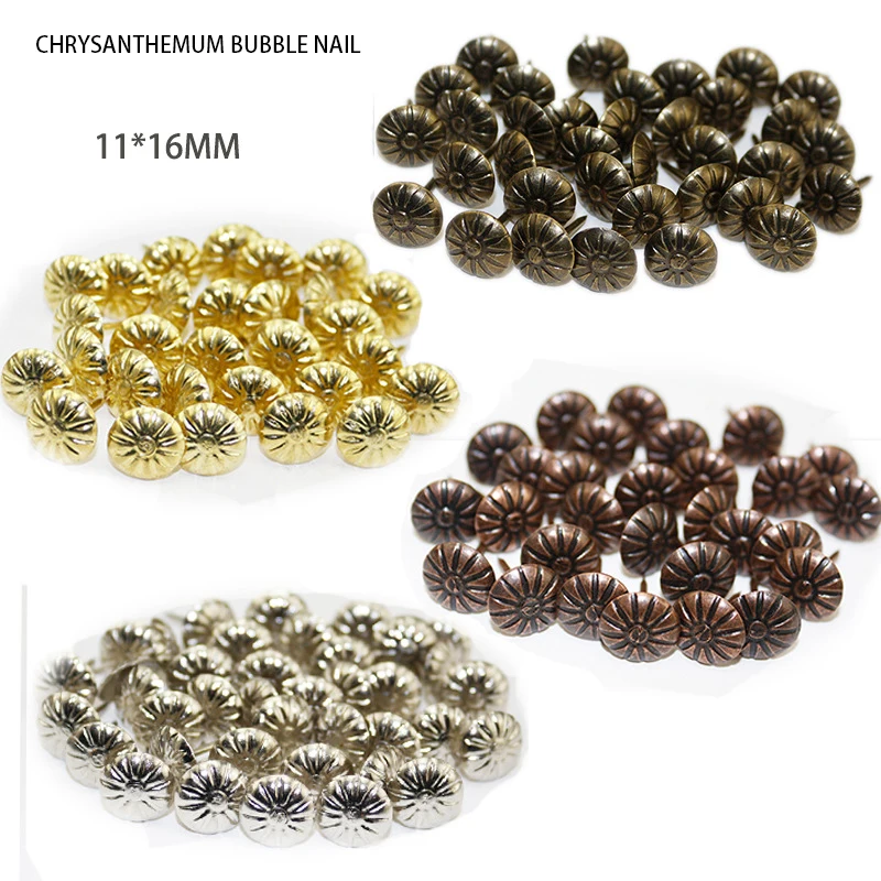 100Pcs Iron Upholstery Nail Antique Jewelry Brass Decorative Nails Tacks Case Box Sofa Decorative Applied Hardware Woodwork Tool
100Pcs Iron Upholstery Nail Antique Jewelry Brass Decorative Nails Tacks Case Box Sofa Decorative Applied Hardware Woodwork Tool