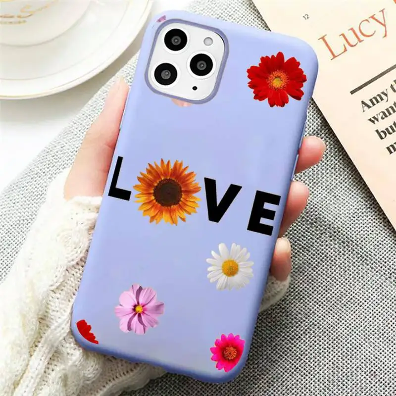 Cute cartoon daisy flower Phone Case Candy Color Violet for iPhone 11 12 pro XS MAX 8 7 6 6S Plus X SE 2020 XR
Cute cartoon daisy flower Phone Case Candy Color Violet for iPhone 11 12 pro XS MAX 8 7 6 6S Plus X SE 2020 XR