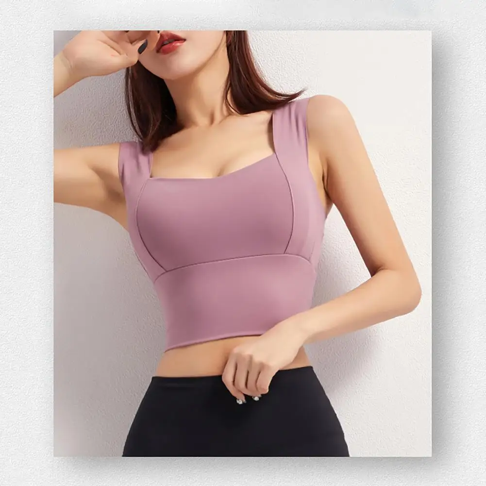 Fashion Push Up Gym Underwear Waist Tight Sports Vest Nylon Sweat Absorbent Yoga Bra for Fitness Women Vest
Fashion Push Up Gym Underwear Waist Tight Sports Vest Nylon Sweat Absorbent Yoga Bra for Fitness Women Vest