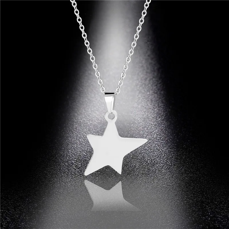 Stainless Steel Irregular Star Necklace For Women Tiny Pentagram Pendant Choker Collar Cute Minimalist Jewelry joyas de plata
Stainless Steel Irregular Star Necklace For Women Tiny Pentagram Pendant Choker Collar Cute Minimalist Jewelry joyas de plata