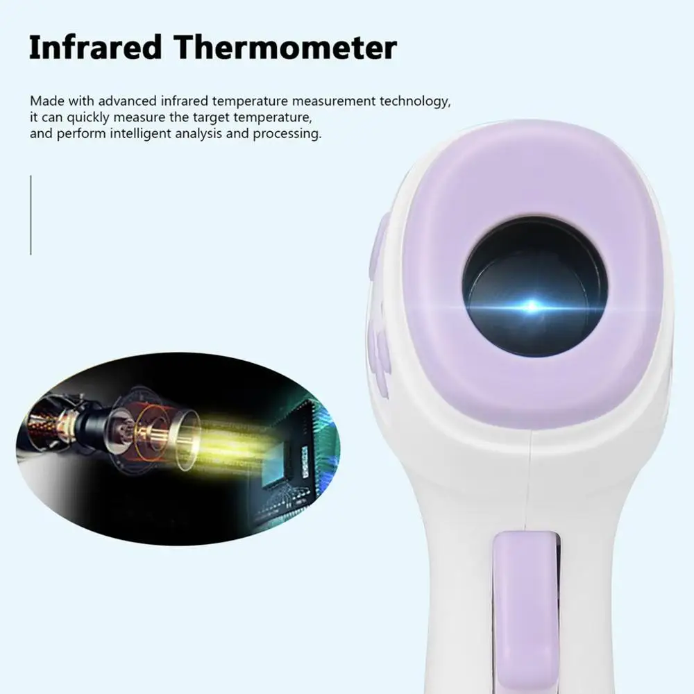 Infrared Thermometer Forehead Thermometer Body Fever Ear Temperature Non-Contact Baby Adults Home Digital Thermometer Infrared
Infrared Thermometer Forehead Thermometer Body Fever Ear Temperature Non-Contact Baby Adults Home Digital Thermometer Infrared
