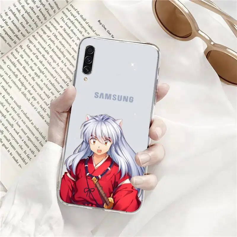 Anime cute Inuyasha cartoon Phone Case Transparent for Samsung A71 S9 10 20 HUAWEI p30 40 honor 10i 8x xiaomi note 8 Pro 10t 11