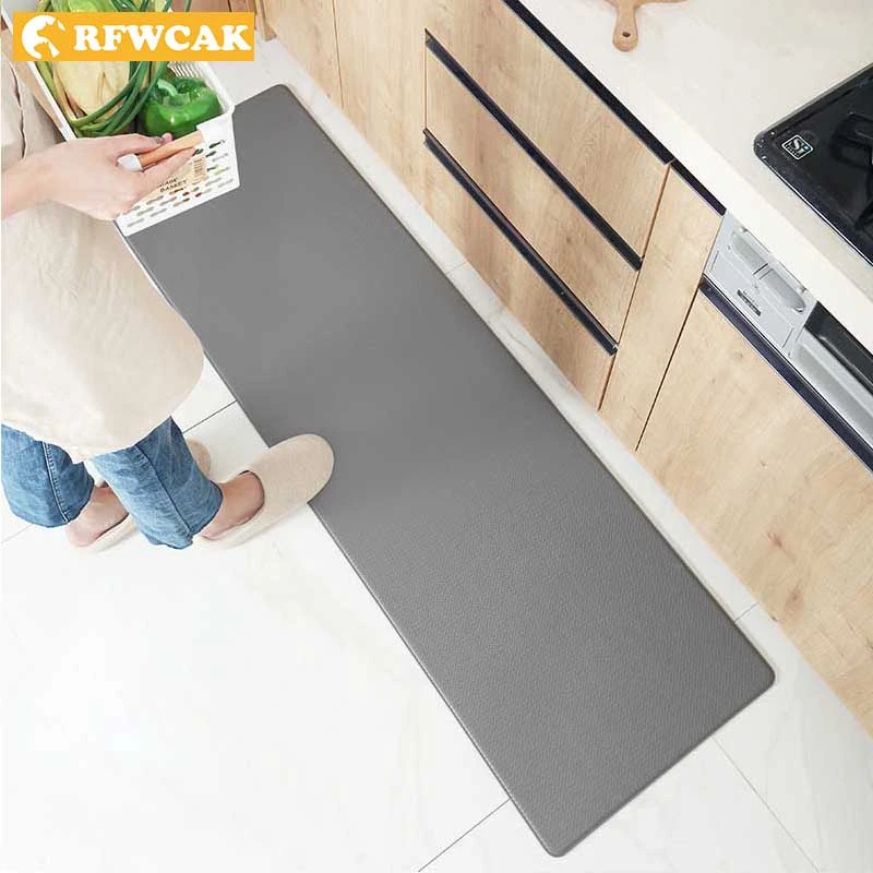 New Solid Color Kitchen Mat PU Leather Oilproof Waterproof Door Mat Non-slip Kitchen Carpet Doormat Tapete Para Sala Tatami Rugs
New Solid Color Kitchen Mat PU Leather Oilproof Waterproof Door Mat Non-slip Kitchen Carpet Doormat Tapete Para Sala Tatami Rugs
