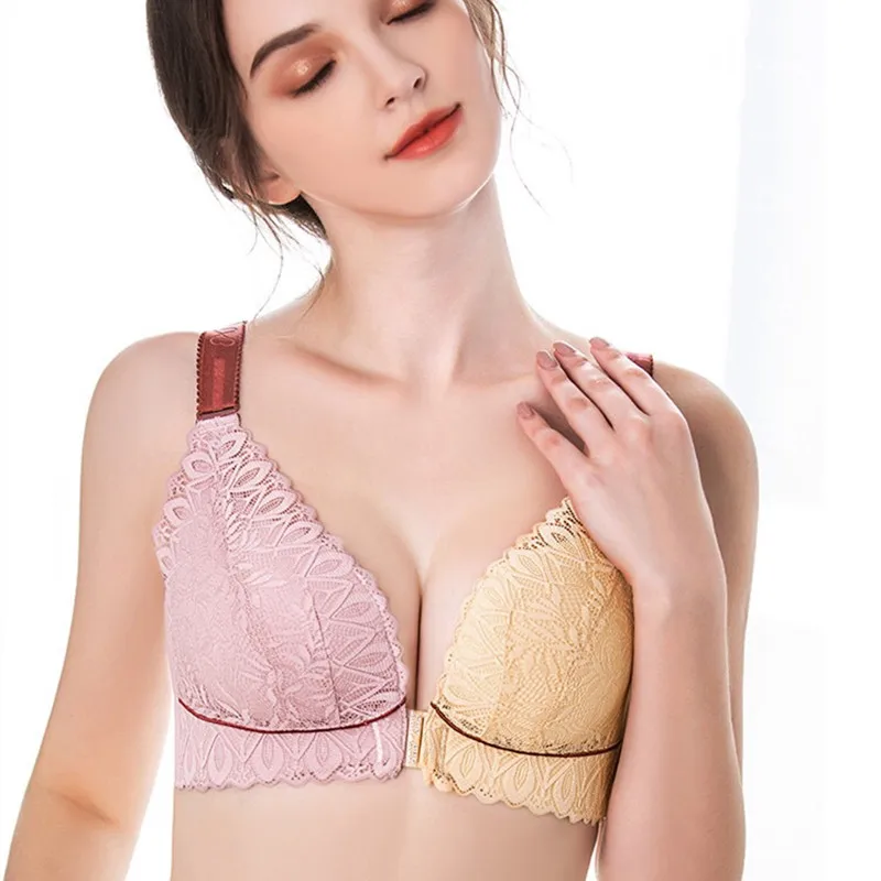 No underwire big size lady underwear, sexy lace gathers to adjust the front buckle beautiful back big bra, women push up bra
No underwire big size lady underwear, sexy lace gathers to adjust the front buckle beautiful back big bra, women push up bra