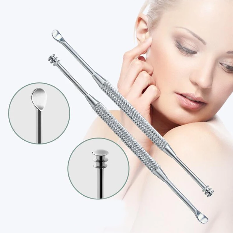 Cleaning Ear Cleaner Double Head Ear Pick Double-ended Earpick Ear Wax Curette Remover Ear Cleaner Spoon Spiral Ear Clean Tool 
Cleaning Ear Cleaner Double Head Ear Pick Double-ended Earpick Ear Wax Curette Remover Ear Cleaner Spoon Spiral Ear Clean Tool