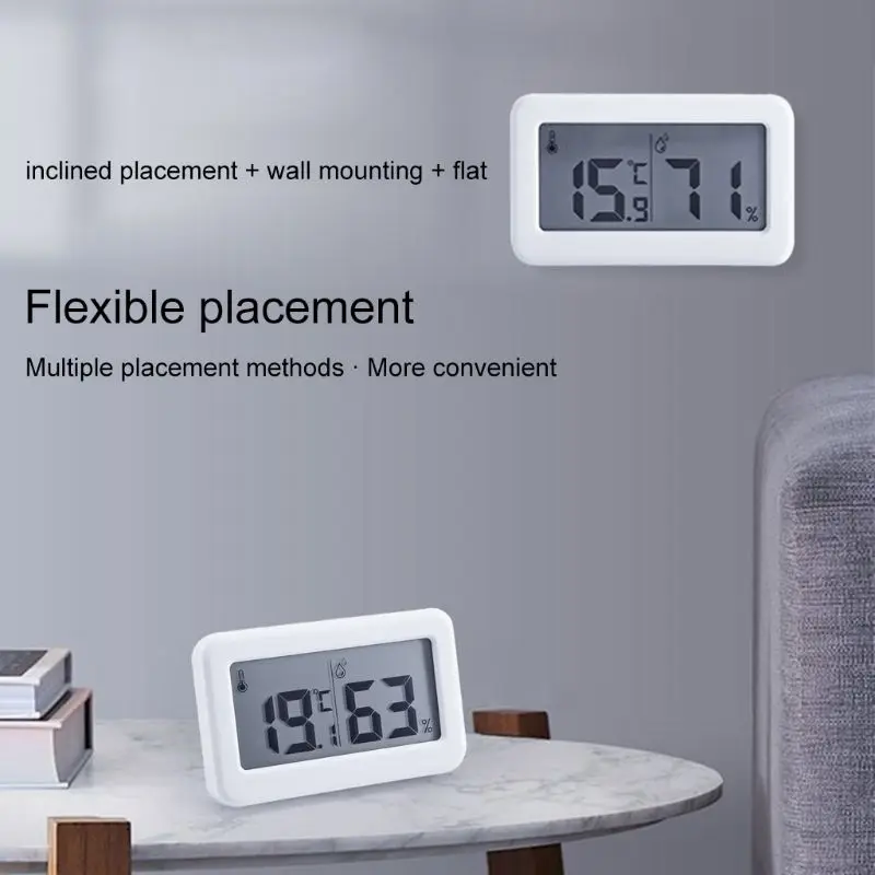 Electronic Thermometer Hygrometer Digital Large Screen Humidity Monitor Display
Electronic Thermometer Hygrometer Digital Large Screen Humidity Monitor Display