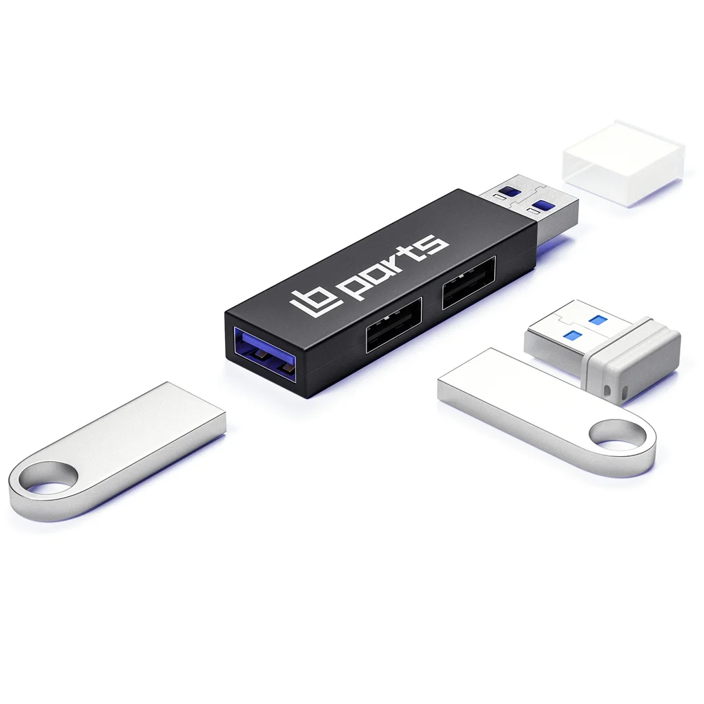 Portable Mini 3 Ports USB Hub USB 3.0 5Gbps High Speed Data Splitter Ultra-Slim 1 To 3 Hub For Phone Laptop PC Computer
Portable Mini 3 Ports USB Hub USB 3.0 5Gbps High Speed Data Splitter Ultra-Slim 1 To 3 Hub For Phone Laptop PC Computer