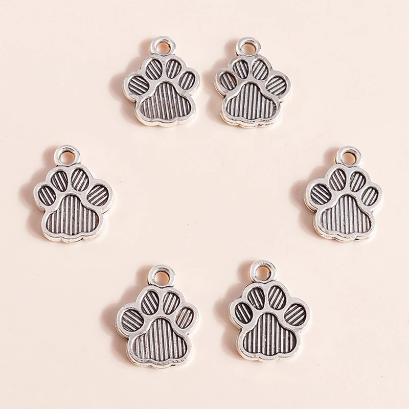 30pcs 15*12mm Alloy Dog Paw Charms Animals Pendants for Necklace Bracelet Keychain Diy Jewelry Making Accessories Handmade Craft
30pcs 15*12mm Alloy Dog Paw Charms Animals Pendants for Necklace Bracelet Keychain Diy Jewelry Making Accessories Handmade Craft
