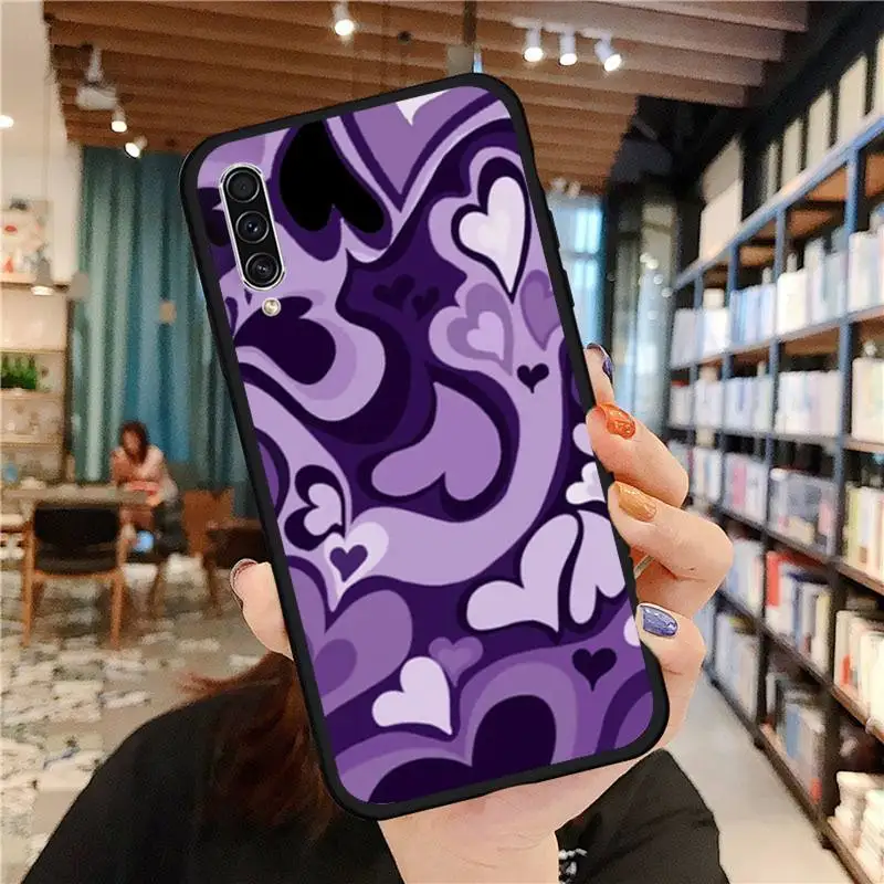 Purple Heart Swirl Pattern Cover Phone Case For Samsung galaxy A S note 10 7 8 9 20 30 31 40 50 51 70 71 21 s ultra plus
Purple Heart Swirl Pattern Cover Phone Case For Samsung galaxy A S note 10 7 8 9 20 30 31 40 50 51 70 71 21 s ultra plus