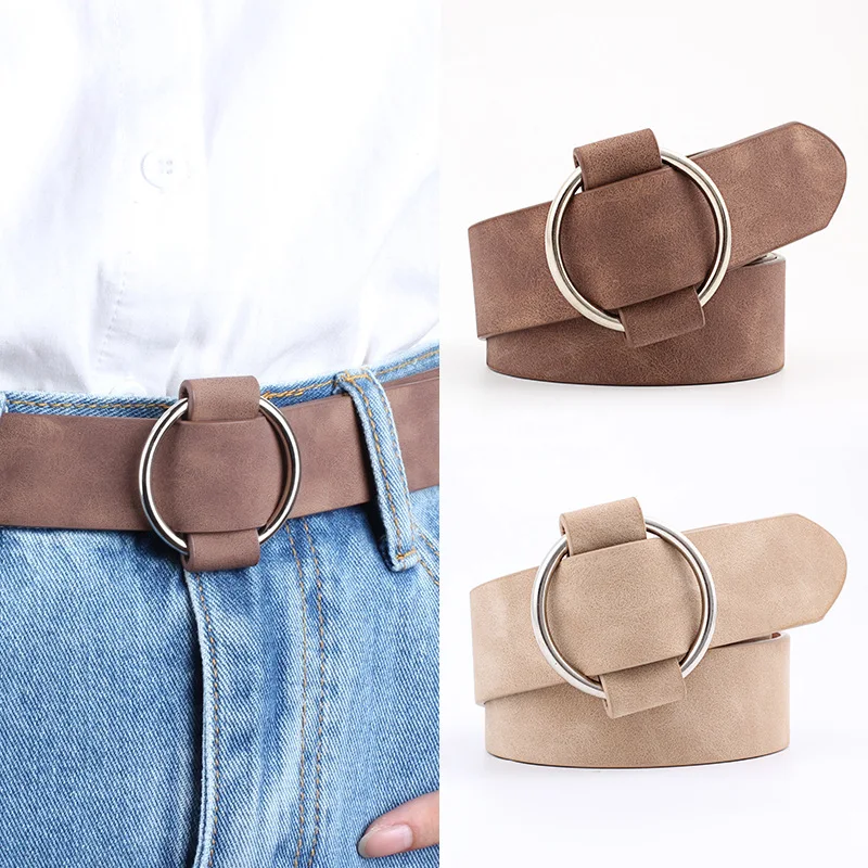 2021 Genuine Quality Ladies Fashion Latest Needle-free Metal Round Buckle Belt Jeans Wild Luxury Brand The Women Belt For
2021 Genuine Quality Ladies Fashion Latest Needle-free Metal Round Buckle Belt Jeans Wild Luxury Brand The Women Belt For