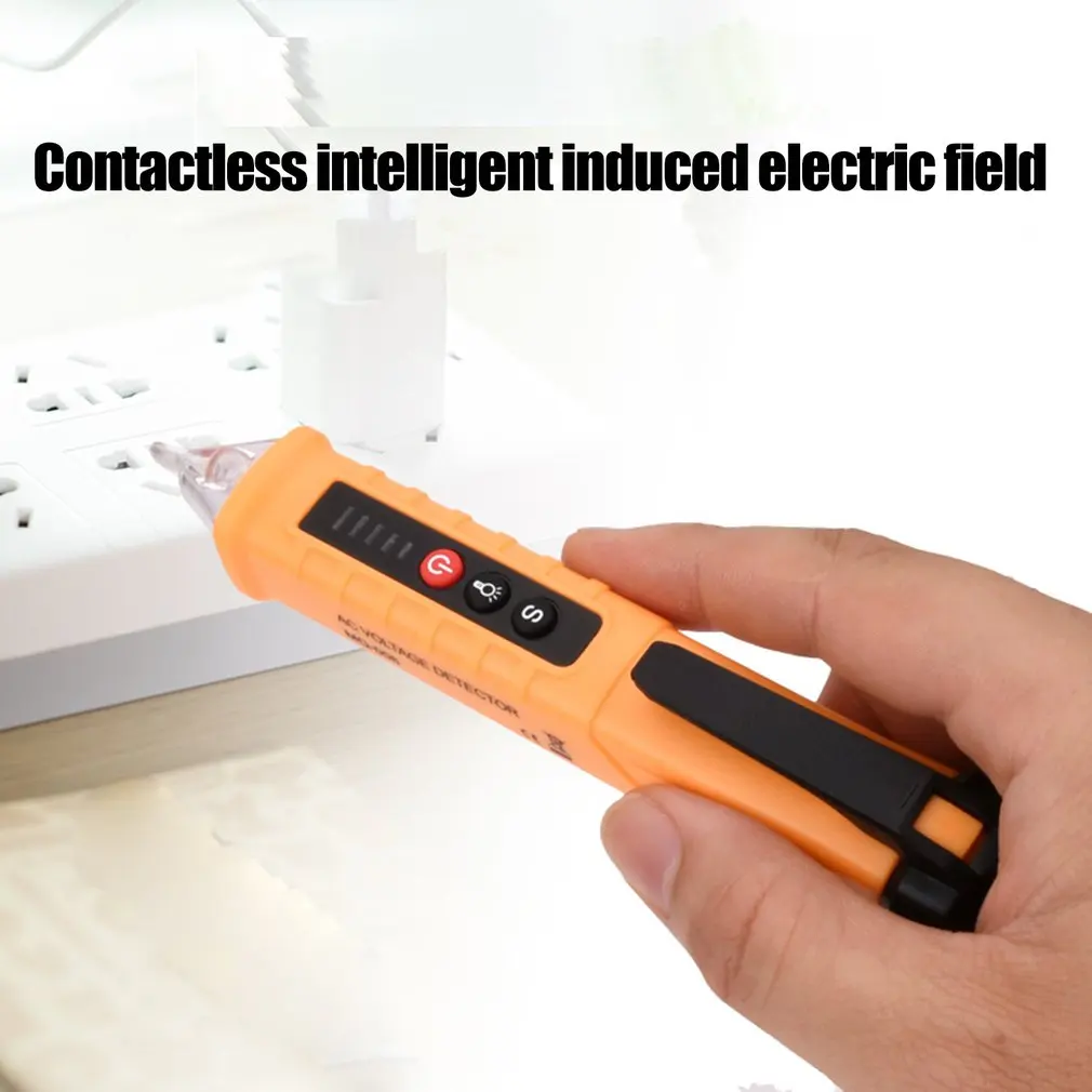 12-1000V AC Non-Contact Voltage Convenient Meter With Pocket Clip For LED Flashlight Dual Model Voltage Tester Safe Convenient
12-1000V AC Non-Contact Voltage Convenient Meter With Pocket Clip For LED Flashlight Dual Model Voltage Tester Safe Convenient