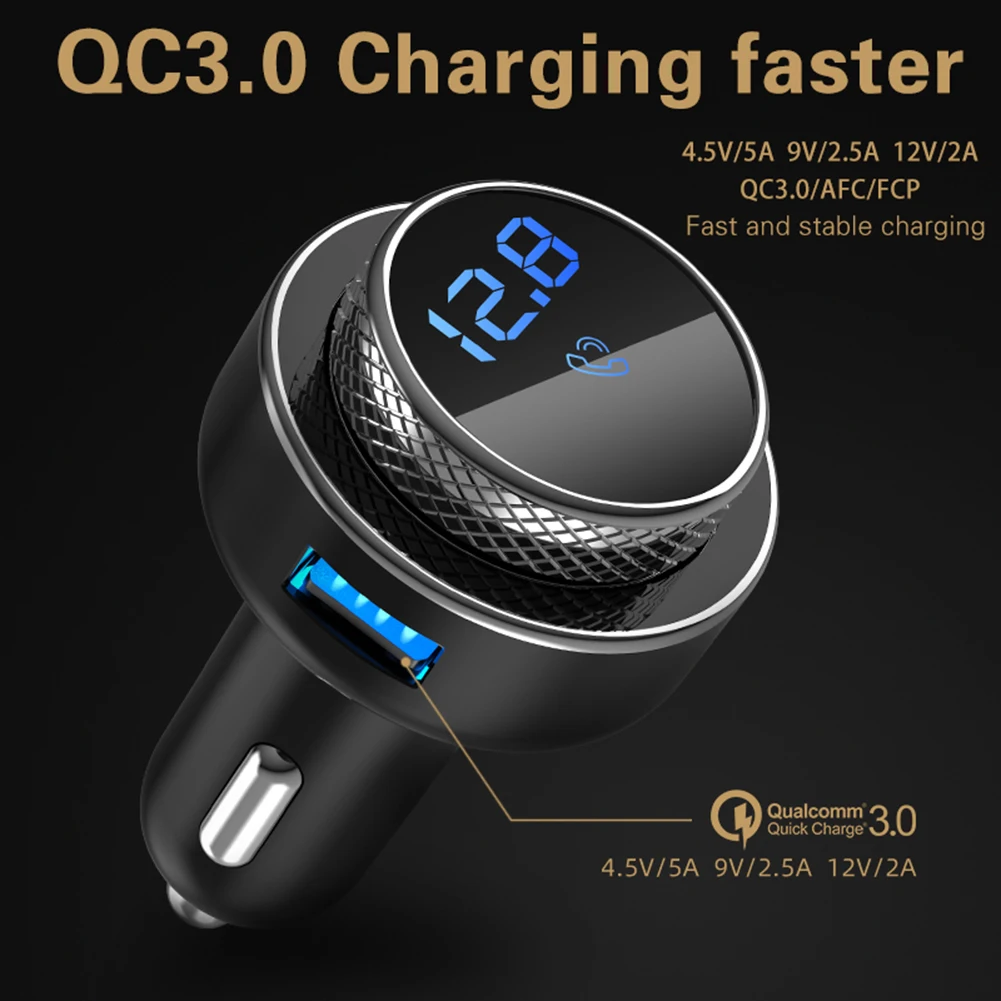 FM Transmitter for Car Fast Charger QC3.0 USB Charger Car Usb Quick Charge MP3 Audio Player 5.0 Handsfree Wireless Kit
FM Transmitter for Car Fast Charger QC3.0 USB Charger Car Usb Quick Charge MP3 Audio Player 5.0 Handsfree Wireless Kit