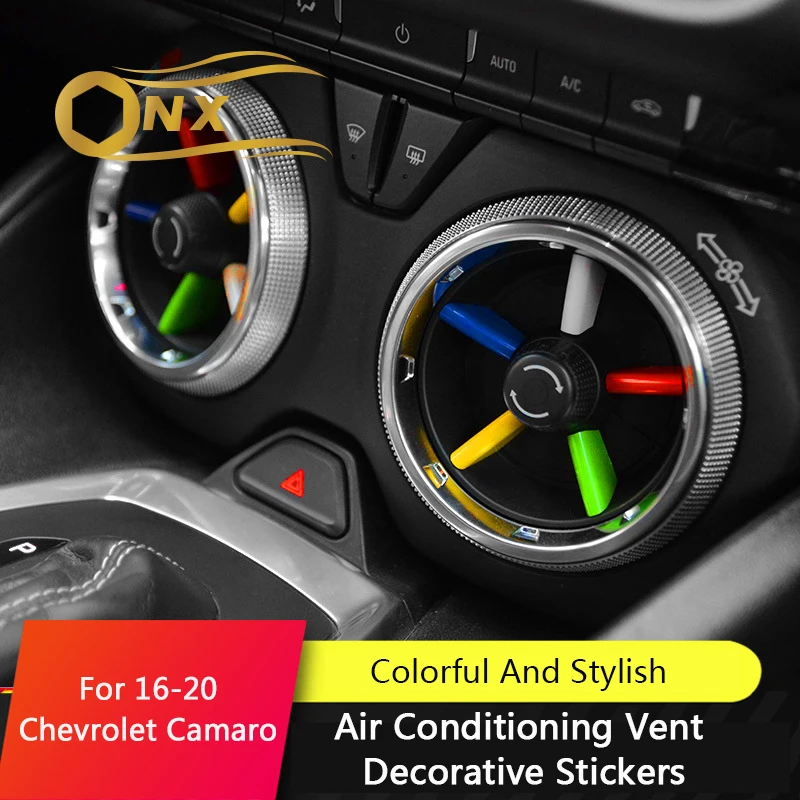 Air Conditioning Decorative Sticker Air Outlet Vent Cover Interior Trim 20Pcs For Chevrolet Camaro 2016 2017 2018 2019 2020
Air Conditioning Decorative Sticker Air Outlet Vent Cover Interior Trim 20Pcs For Chevrolet Camaro 2016 2017 2018 2019 2020