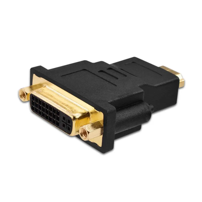 DVI Женский к совместимому с HDMI Мужской адаптер (24 + 5) HDMI-совместимых разъем |