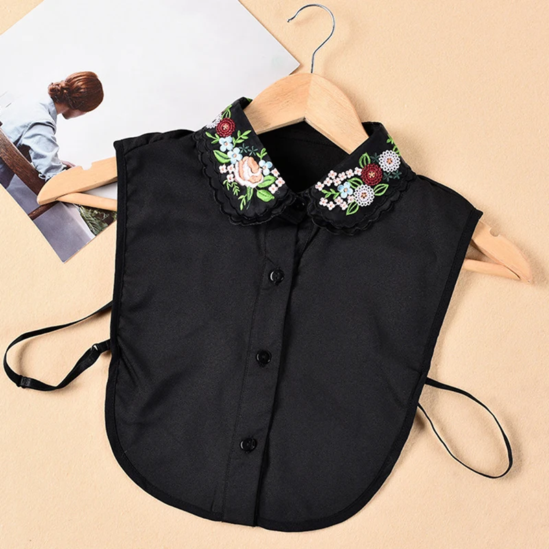 Embroidery Fake Collar Black White Detachable Shirt Collar decoration Blouse Tops Fake Lapel Women Clothes Ties Accessories
Embroidery Fake Collar Black White Detachable Shirt Collar decoration Blouse Tops Fake Lapel Women Clothes Ties Accessories