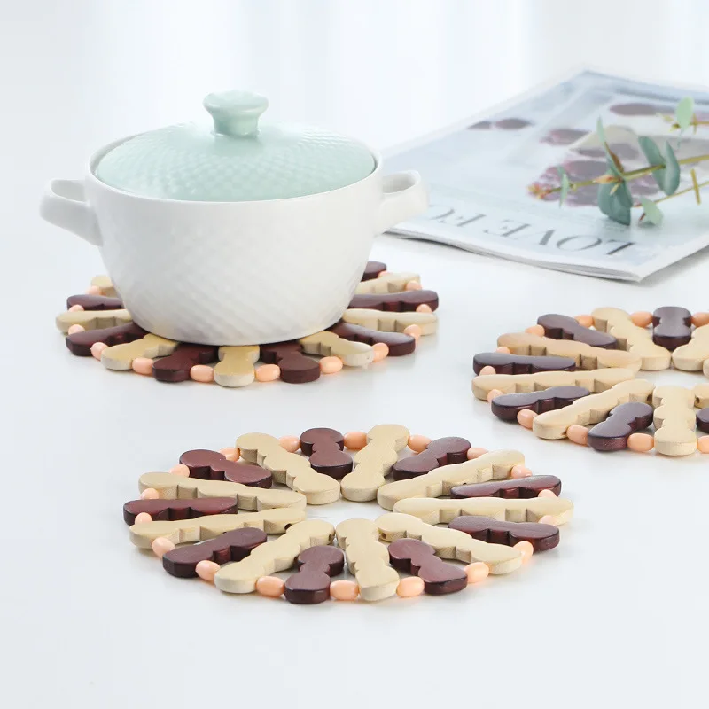 Bamboo casserole mat tableware insulation mat hollow out tableware mat heat resistant anti scalding anti slip mat table mat
Bamboo casserole mat tableware insulation mat hollow out tableware mat heat resistant anti scalding anti slip mat table mat