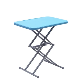 Portable Standing Desk Stand up Desk Riser, 40cm-70cm Height Adjustable Home Office Folding Desk for Laptop Outdoor