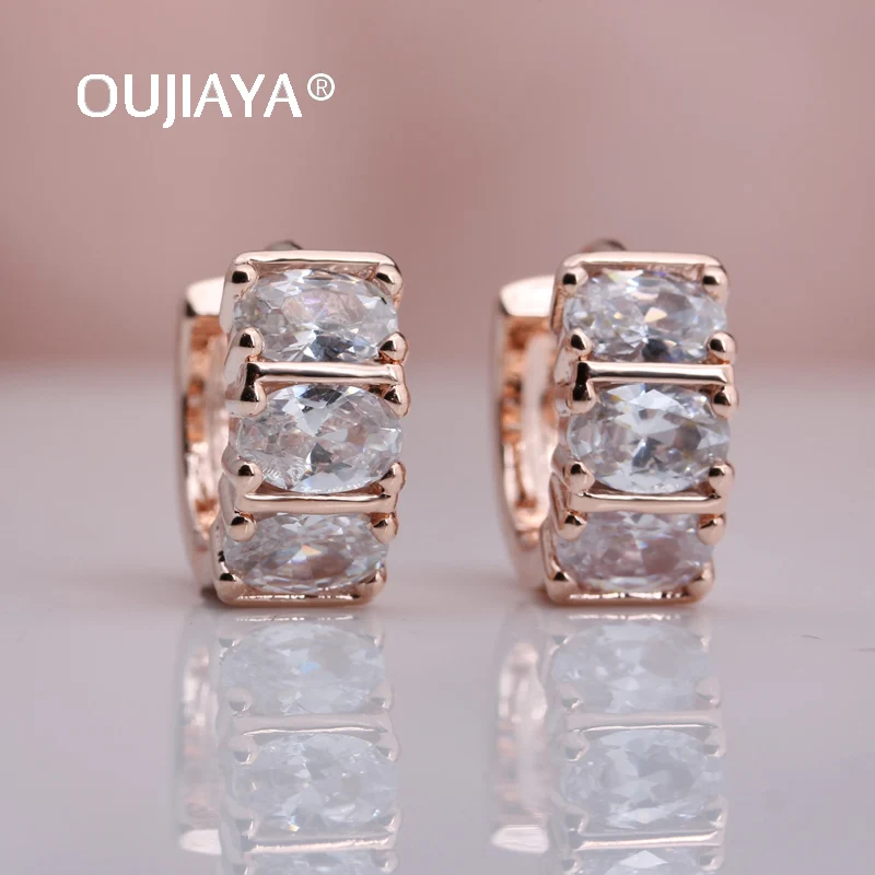 OUJIAYA Classic White Natural Zircon Round Dangle Earrings gift 585 Rose Gold Women Wedding Drop earrings Party Jewelry A234
OUJIAYA Classic White Natural Zircon Round Dangle Earrings gift 585 Rose Gold Women Wedding Drop earrings Party Jewelry A234