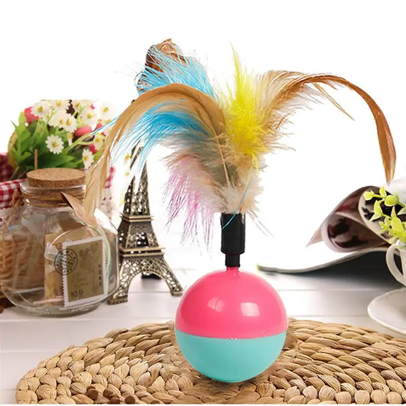 2PCS Cat Toys Creative Interactive Colorful Feathers Tumbler Toys Pet Toys for Cats Kittens
2PCS Cat Toys Creative Interactive Colorful Feathers Tumbler Toys Pet Toys for Cats Kittens