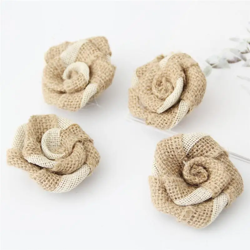 24pcs in 1 Set Burlap Flower Vintage Handmade Linen Materials Jute Flower Decoration for Wedding Christmas DIY
24pcs in 1 Set Burlap Flower Vintage Handmade Linen Materials Jute Flower Decoration for Wedding Christmas DIY